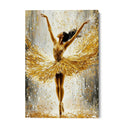 Quadro Stampa su Tela Danza Dorata - CupidoDesign