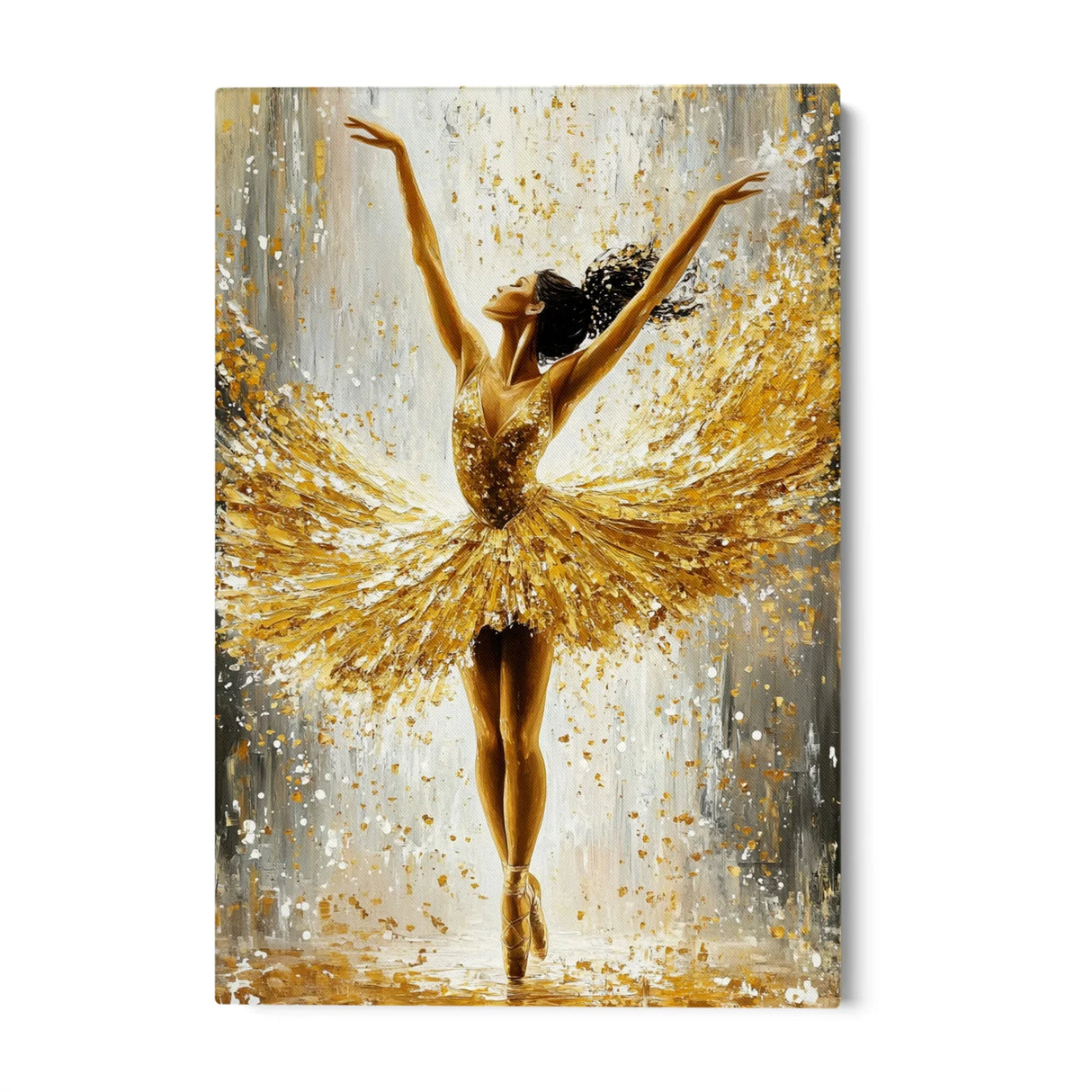 Quadro Stampa su Tela Danza Dorata - CupidoDesign