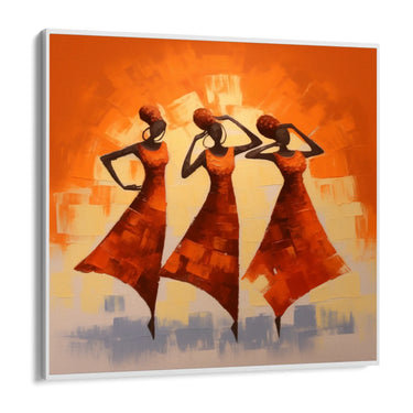Quadro Stampa su Tela Danza Africana - CupidoDesign