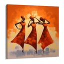 Quadro Stampa su Tela Danza Africana - CupidoDesign