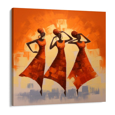 Quadro Stampa su Tela Danza Africana - CupidoDesign