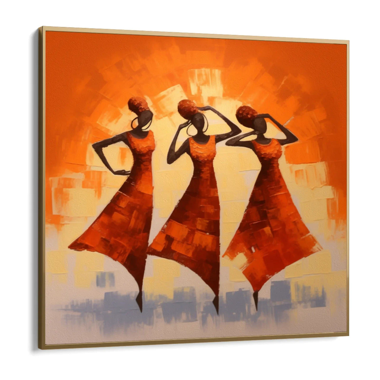 Quadro Stampa su Tela Danza Africana - CupidoDesign