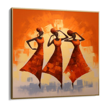 Quadro Stampa su Tela Danza Africana - CupidoDesign