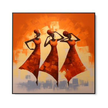 Quadro Stampa su Tela Danza Africana - CupidoDesign