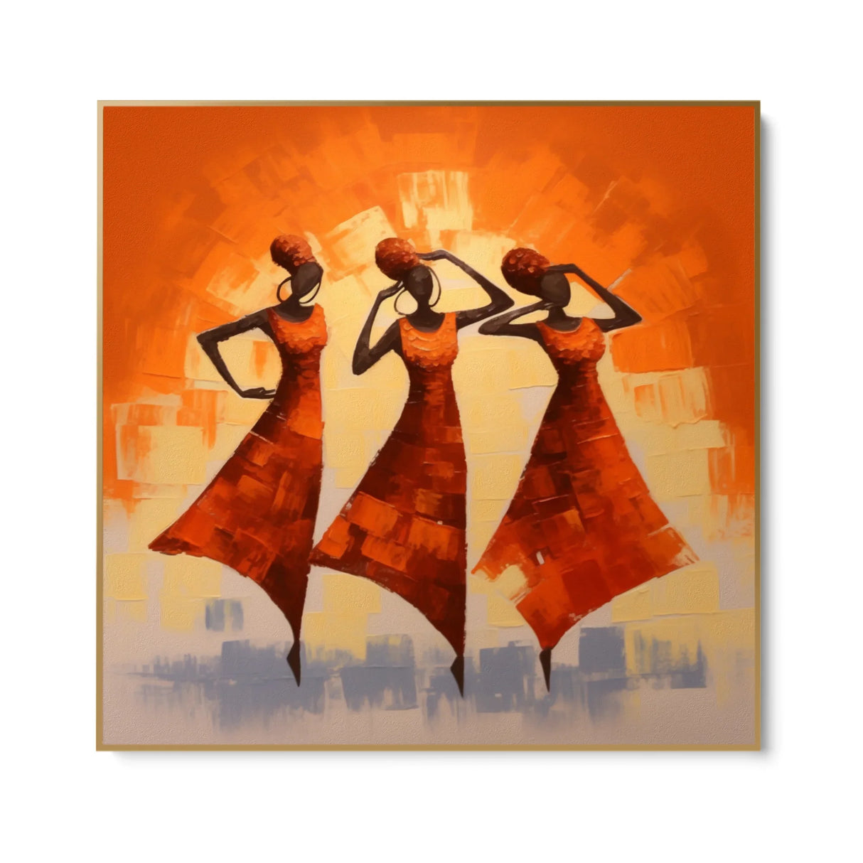 Quadro Stampa su Tela Danza Africana - CupidoDesign