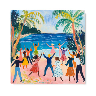 Quadro Stampa su Tela Danza dell’umanità - CupidoDesign