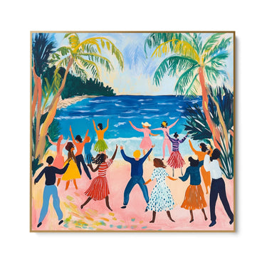 Quadro Stampa su Tela Danza dell’umanità - CupidoDesign