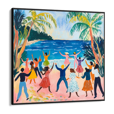 Quadro Stampa su Tela Danza dell’umanità - CupidoDesign