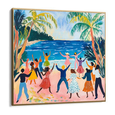 Quadro Stampa su Tela Danza dell’umanità - CupidoDesign