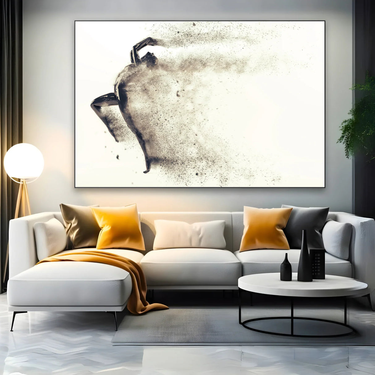 Quadro Stampa su Tela Danza nell’Oscurità - CupidoDesign