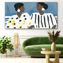 Quadro Stampa su Tela Dialogo Intimo - CupidoDesign