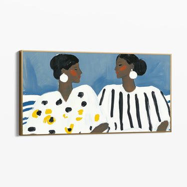 Quadro Stampa su Tela Dialogo Intimo - CupidoDesign