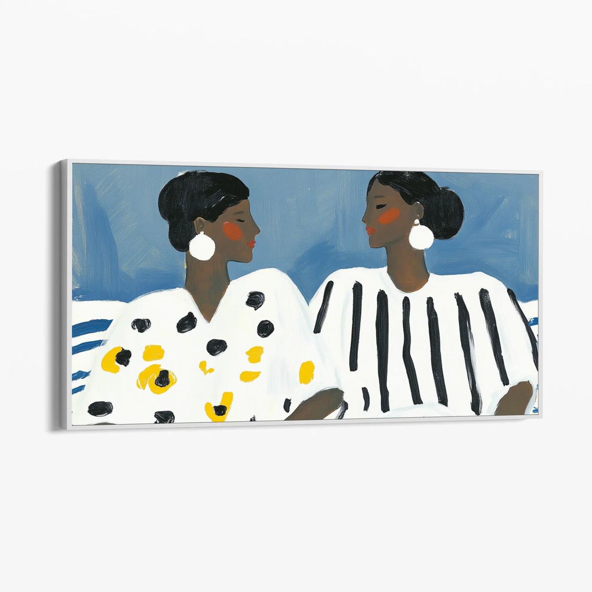 Quadro Stampa su Tela Dialogo Intimo - CupidoDesign