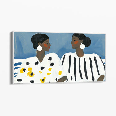 Quadro Stampa su Tela Dialogo Intimo - CupidoDesign