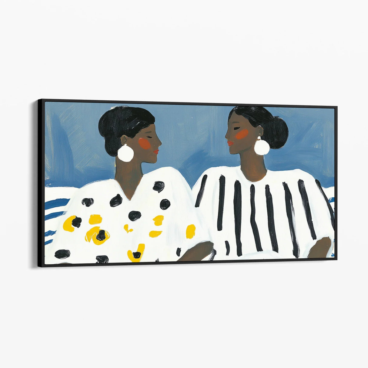 Quadro Stampa su Tela Dialogo Intimo - CupidoDesign