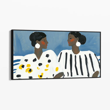 Quadro Stampa su Tela Dialogo Intimo - CupidoDesign