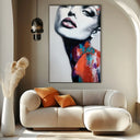 Quadro Stampa su Tela Diva Distante - CupidoDesign