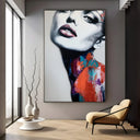 Quadro Stampa su Tela Diva Distante - CupidoDesign