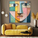 Quadro Stampa su Tela Divisione Astratta - CupidoDesign