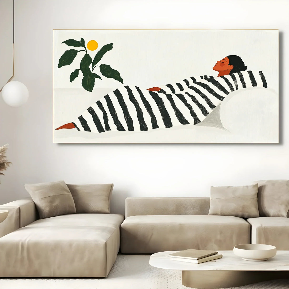 Quadro Stampa su Tela Dolce Riposo - CupidoDesign