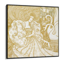 Quadro Stampa su Tela Donna con una farfalla in uno stagno con due cigni, Jan Toorop (1894) - CupidoDesign