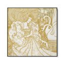 Quadro Stampa su Tela Donna con una farfalla in uno stagno con due cigni, Jan Toorop (1894) - CupidoDesign