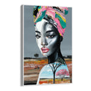 Quadro Stampa su Tela Donna in Rosa - CupidoDesign