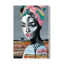 Quadro Stampa su Tela Donna in Rosa - CupidoDesign