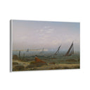 Quadro Stampa su Tela Donna sulla spiaggia di Ruegen, Caspar David Friedrich - CupidoDesign