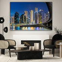 Quadro Stampa su Tela Dubai, Burj Khalifa Skyline - CupidoDesign