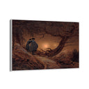 Quadro Stampa su Tela Due uomini contemplano la luna, Caspar David Friedrich - CupidoDesign