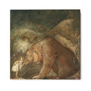 Quadro Stampa su Tela E baciò l'orso sul naso, John Bauer - CupidoDesign