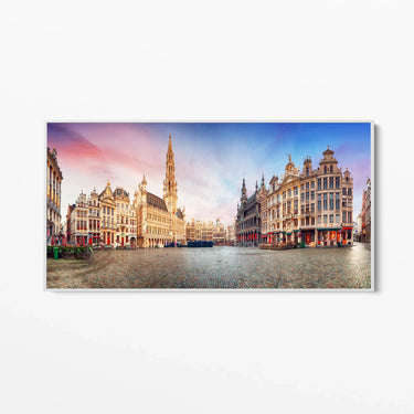 Quadro Stampa su Tela Echi d'Oro, Bruxelles - CupidoDesign