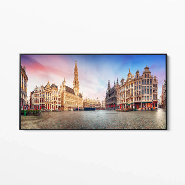Quadro Stampa su Tela Echi d'Oro, Bruxelles - CupidoDesign