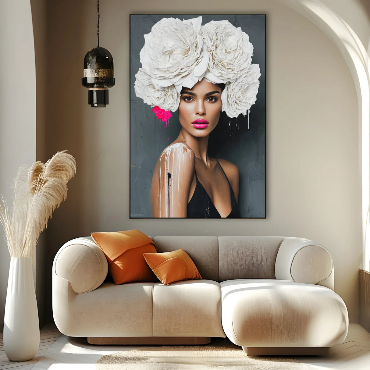 Quadro Stampa su Tela Eclisse Morbida - CupidoDesign