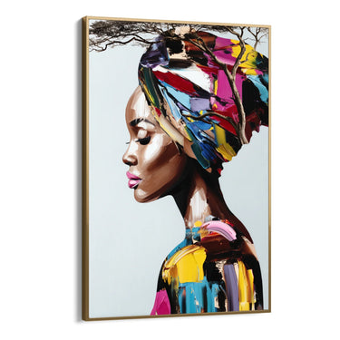 Quadro Stampa su Tela Eco Viola - CupidoDesign