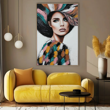 Quadro Stampa su Tela Eleganza Astratta - CupidoDesign