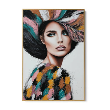 Quadro Stampa su Tela Eleganza Astratta - CupidoDesign