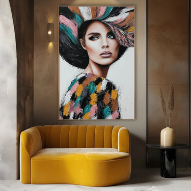 Quadro Stampa su Tela Eleganza Astratta - CupidoDesign