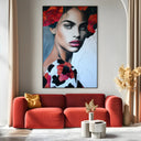 Quadro Stampa su Tela Eleganza Avvolta - CupidoDesign
