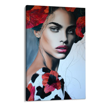 Quadro Stampa su Tela Eleganza Avvolta - CupidoDesign