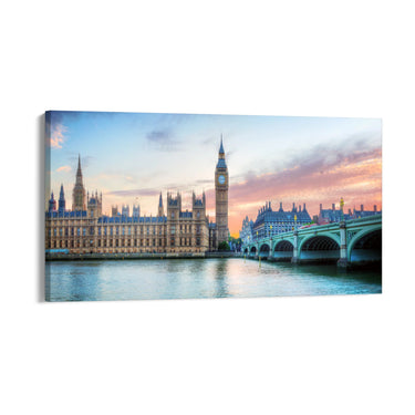 Quadro Stampa su Tela Eleganza Britannica - CupidoDesign