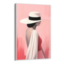 Quadro Stampa su Tela Eleganza Sotto il Cappello - CupidoDesign