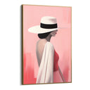 Quadro Stampa su Tela Eleganza Sotto il Cappello - CupidoDesign