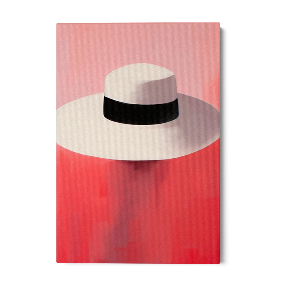 Quadro Stampa su Tela Eleganza Sotto il Cappello - CupidoDesign