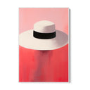 Quadro Stampa su Tela Eleganza Sotto il Cappello - CupidoDesign
