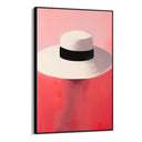 Quadro Stampa su Tela Eleganza Sotto il Cappello - CupidoDesign