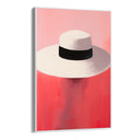 Quadro Stampa su Tela Eleganza Sotto il Cappello - CupidoDesign