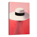 Quadro Stampa su Tela Eleganza Sotto il Cappello - CupidoDesign