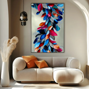 Quadro Stampa su Tela Energia Verticale - CupidoDesign